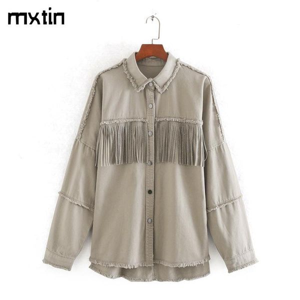 women's jackets vintage stylish fringe beaded loose jacket coat women 2021 fashion long sleeve frayed trim ladies outerwear chaqueta mu, Black;brown
women's jackets vintage stylish fringe beaded loose jacket coat women 2021 fashion long sleeve frayed trim ladies outerwear chaqueta mu, Black;brown