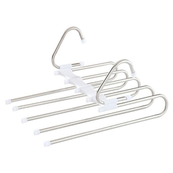 est arrvial multifunction pants hanger 5 tier portable stainless steel trousers racks clothing storage organization hangers &
est arrvial multifunction pants hanger 5 tier portable stainless steel trousers racks clothing storage organization hangers &