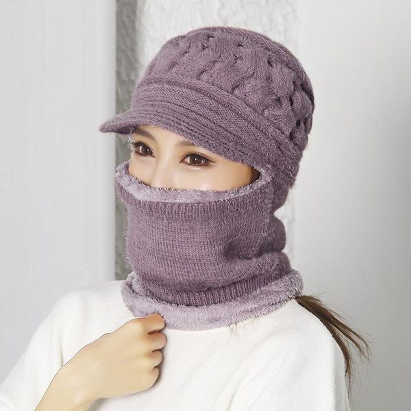 beanie/skull caps winter hat velvet warm knitted ladies outdoor sport cold-proof ear protection neck integrated woolen cap hats for women, Blue;gray
beanie/skull caps winter hat velvet warm knitted ladies outdoor sport cold-proof ear protection neck integrated woolen cap hats for women, Blue;gray