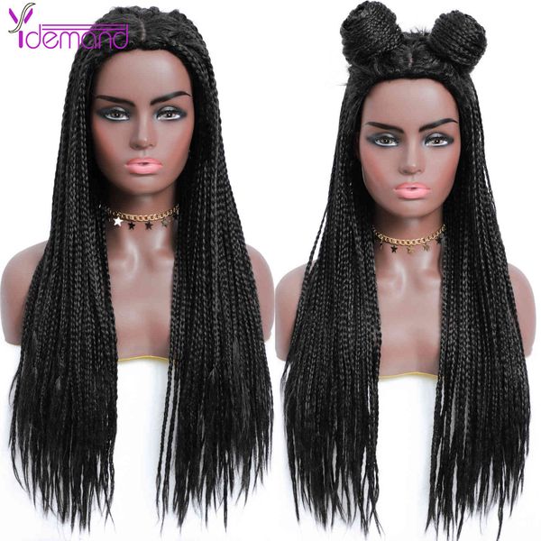 y demand wigs toys braids with box long black synthetic for women heat resistant cosplay wig two tone braided, Black;brown
y demand wigs toys braids with box long black synthetic for women heat resistant cosplay wig two tone braided, Black;brown
