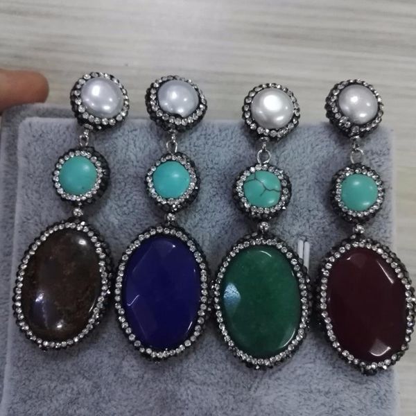 dangle & chandelier 1 pcs round oval egg blue crackle brown stone natural white pearl jewelry charms druzy drusy earrings for women, Silver
dangle & chandelier 1 pcs round oval egg blue crackle brown stone natural white pearl jewelry charms druzy drusy earrings for women, Silver