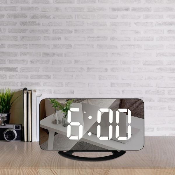 other clocks & accessories mirror clock led display table alarm wall hanging watch calendar electronic digital
other clocks & accessories mirror clock led display table alarm wall hanging watch calendar electronic digital