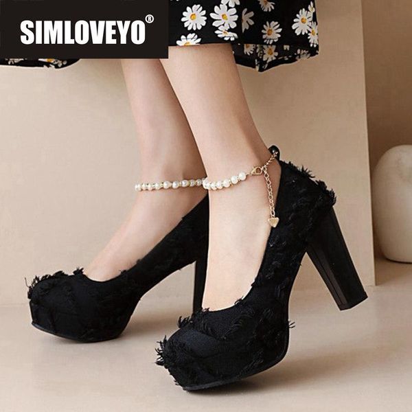 2021 women pumps round toe 9cm high block heels platform buckle cotton pearl stylish big size 43 casual a3840 dress shoes, Black
2021 women pumps round toe 9cm high block heels platform buckle cotton pearl stylish big size 43 casual a3840 dress shoes, Black