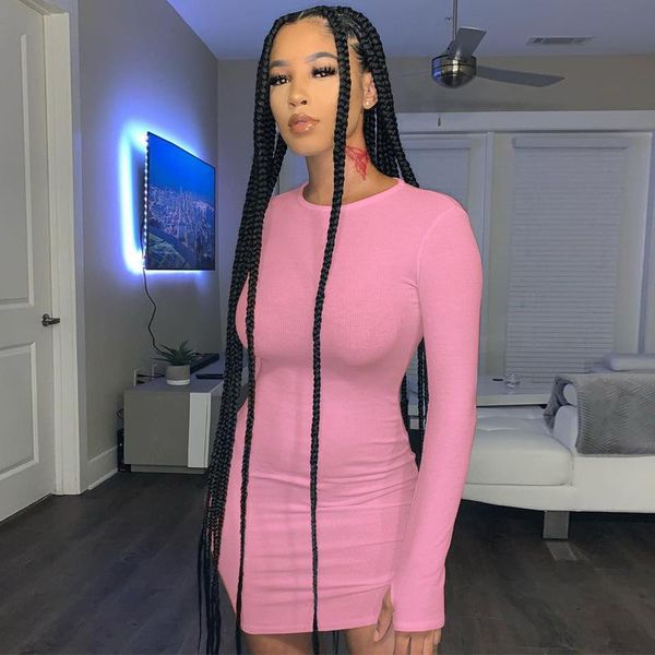 casual dresses finger hole skinny solid basic mini dress women bodycon slim bodyshaping autumn simple streetwear clubwear female outfit, Black;gray
casual dresses finger hole skinny solid basic mini dress women bodycon slim bodyshaping autumn simple streetwear clubwear female outfit, Black;gray