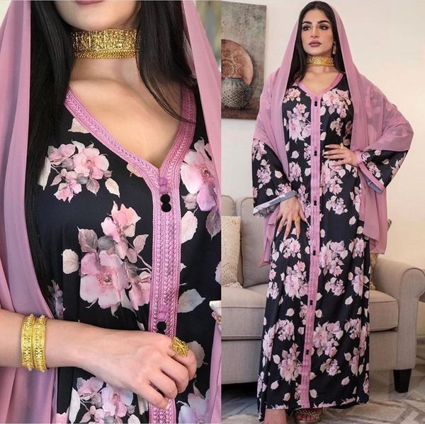 ramadan india muslim dress women eid floral print abaya duabi arabic vestidos moroccon kaftan islamic clothing gown robe 2021, Red
ramadan india muslim dress women eid floral print abaya duabi arabic vestidos moroccon kaftan islamic clothing gown robe 2021, Red