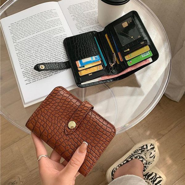 purse wallet 2021 women's leather zipper carteira masculina, White