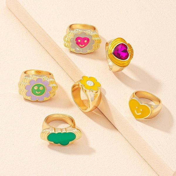 wedding rings fashion simple love heart ring for women trendy retro sun flower cloud finger jewelry1, Slivery;golden
wedding rings fashion simple love heart ring for women trendy retro sun flower cloud finger jewelry1, Slivery;golden