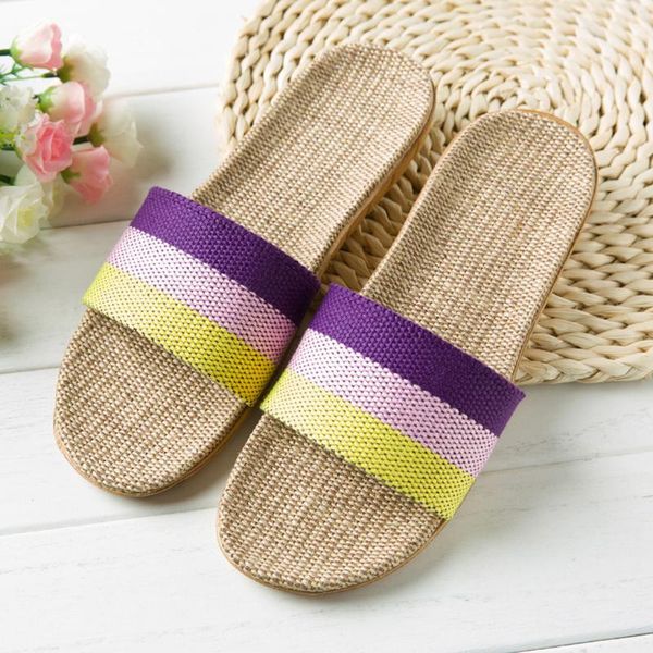 slippers round toe women's slipper fashion anti-slip linen home indoor open flat shoes beach summer women 2021, Black
slippers round toe women's slipper fashion anti-slip linen home indoor open flat shoes beach summer women 2021, Black