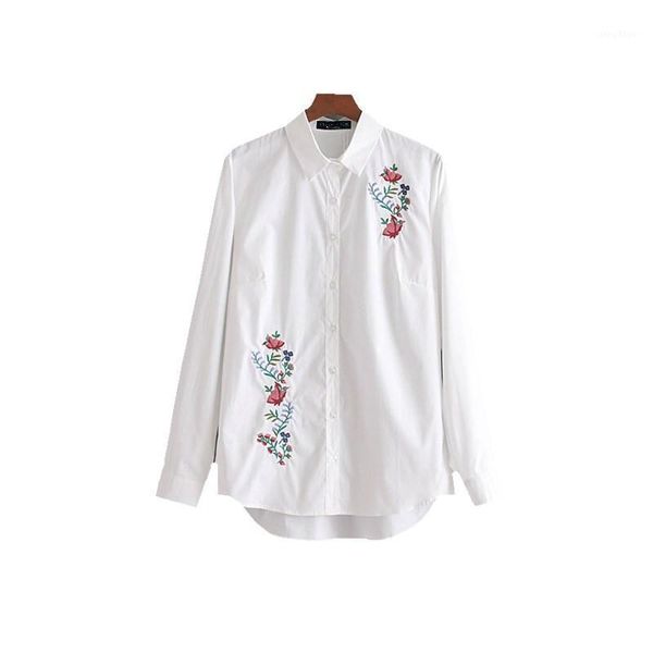 women's blouses & shirts women white shirt embroidery blouse cotton pull sleeve turn-down collar fashion blusa
women's blouses & shirts women white shirt embroidery blouse cotton pull sleeve turn-down collar fashion blusa