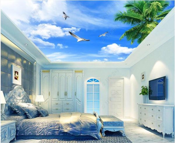 wallpapers 3d po wallpaper custom ceiling mural coconut tree blue sky and white clouds decor living room for walls in rolls
wallpapers 3d po wallpaper custom ceiling mural coconut tree blue sky and white clouds decor living room for walls in rolls
