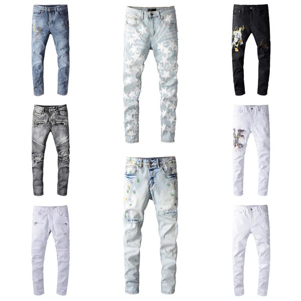 pop cool casual mens designer jeans retro pencil slim fit zipper man jean comfortable washable stretch small feet rock rival biker trousers, Blue
pop cool casual mens designer jeans retro pencil slim fit zipper man jean comfortable washable stretch small feet rock rival biker trousers, Blue