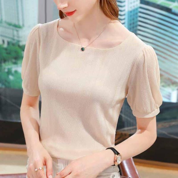 women's t-shirt cultiseed women summer vintage square collar puff sleeve office work party chiffon t-shirts female casual basic tees, White
women's t-shirt cultiseed women summer vintage square collar puff sleeve office work party chiffon t-shirts female casual basic tees, White