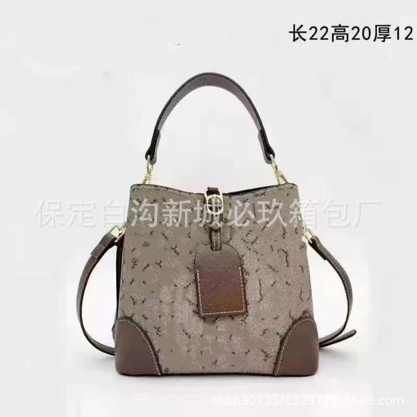 autumn winter new bucket bag fashion texture handbag printed single shoulder messenger purses
autumn winter new bucket bag fashion texture handbag printed single shoulder messenger purses