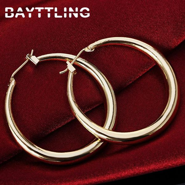 sterling silver gold/rose gold glossy round hoop earrings for woman fashion glamour party wedding jewelry gift & huggie, Golden;silver
sterling silver gold/rose gold glossy round hoop earrings for woman fashion glamour party wedding jewelry gift & huggie, Golden;silver