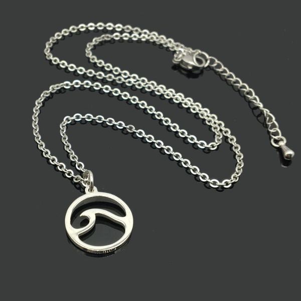 pendant necklaces hollow sea wave stainless steel necklace minimalist wavy line link chain jewelry, Silver
pendant necklaces hollow sea wave stainless steel necklace minimalist wavy line link chain jewelry, Silver