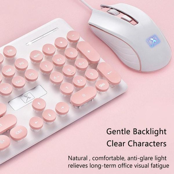 keyboards portable retro pink keyboard mouse kit wired steampunk gaming with round key cap multimedia button set
keyboards portable retro pink keyboard mouse kit wired steampunk gaming with round key cap multimedia button set