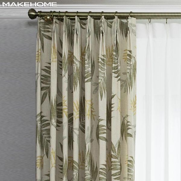 cotton linen window curtains for living room pastoral leaves printed bedroom blackout curtain drapes &
cotton linen window curtains for living room pastoral leaves printed bedroom blackout curtain drapes &