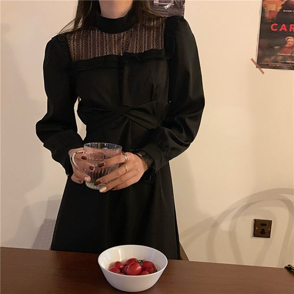 casual dresses cmaz temperament long sleeve dress fairy french slim gift 9rf3, Black;gray
casual dresses cmaz temperament long sleeve dress fairy french slim gift 9rf3, Black;gray