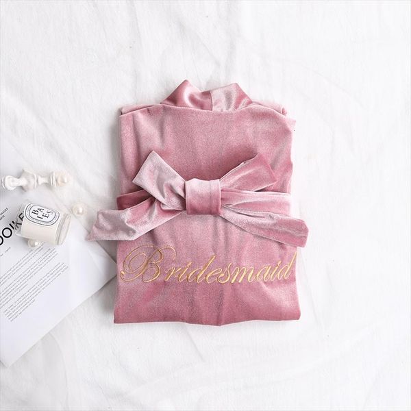 velvet bride bridesmaid wedding robe womens sleepwears embroidery letter nightgown kimono soft women velour nightdress home clothes, Black;red
velvet bride bridesmaid wedding robe womens sleepwears embroidery letter nightgown kimono soft women velour nightdress home clothes, Black;red