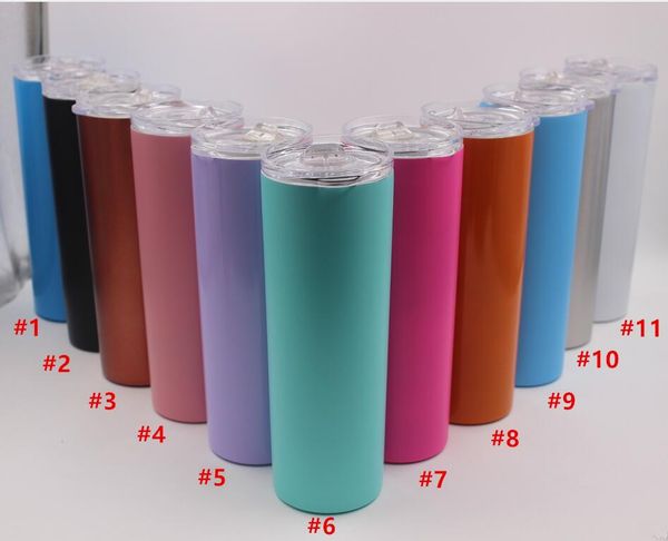 10pcs 20oz vacuum tumbler stainless steel skinny insulated straight cup beer coffee mugs with straws & lids water bottles
10pcs 20oz vacuum tumbler stainless steel skinny insulated straight cup beer coffee mugs with straws & lids water bottles