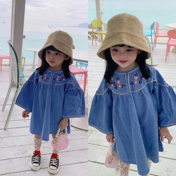 girl's dresses girl dress kids baby dress 2021 loose jean spring autumn thicken toddler princess clothes outwear uniform dresses childr, Red;yellow
girl's dresses girl dress kids baby dress 2021 loose jean spring autumn thicken toddler princess clothes outwear uniform dresses childr, Red;yellow