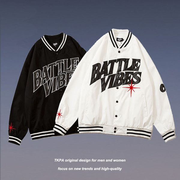 tkpa street letter embroidered baseball jacket men's hip hop bf harajuku relaxed jacket, Black;brown
tkpa street letter embroidered baseball jacket men's hip hop bf harajuku relaxed jacket, Black;brown