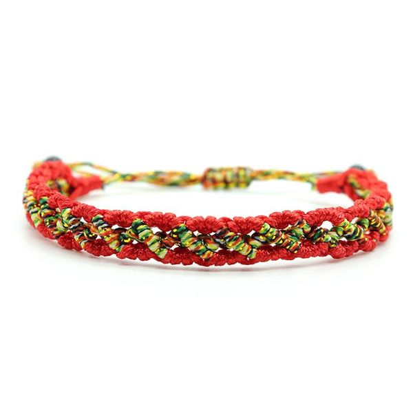 charm bracelets ethnic hand braided red rope bracelet simple men women thread lucky braclet for wedding party string jewelry, Golden;silver
charm bracelets ethnic hand braided red rope bracelet simple men women thread lucky braclet for wedding party string jewelry, Golden;silver