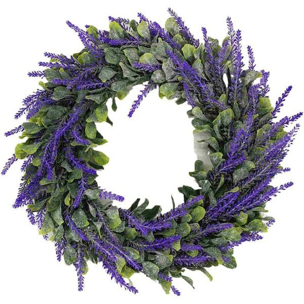 33cm/40cm artificial lavender wreath garland wedding party front door wall hanging decor simulation phoenix leaf ornament decorative flowers
33cm/40cm artificial lavender wreath garland wedding party front door wall hanging decor simulation phoenix leaf ornament decorative flowers