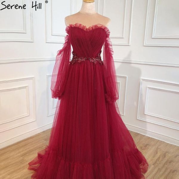 serene hill wine red simple evening dresses gowns 2021 long puff sleeves lace up for women party dress ha2443, White;black
serene hill wine red simple evening dresses gowns 2021 long puff sleeves lace up for women party dress ha2443, White;black