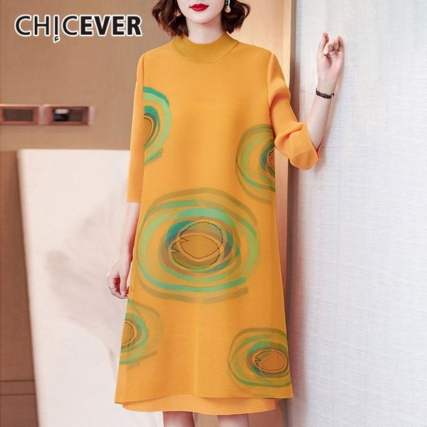 casual dresses chicever vintage straight print colorblock dress for women round collar long sleeve midi female fashion clothes 2021, Black;gray
casual dresses chicever vintage straight print colorblock dress for women round collar long sleeve midi female fashion clothes 2021, Black;gray
