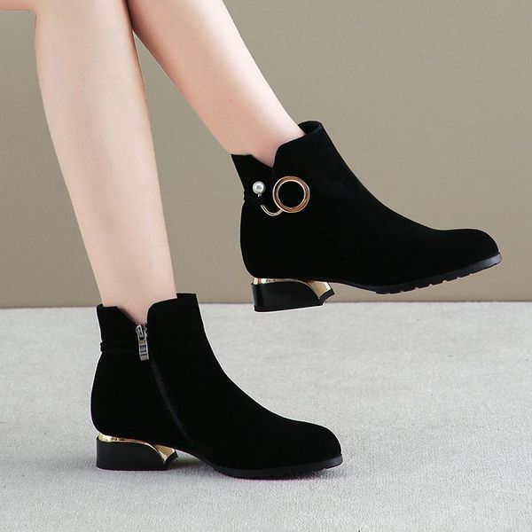boots 2021 winter shoes women ankle faux black low heels suede booties pearl dress square heel botas mujer plus size 8507n
boots 2021 winter shoes women ankle faux black low heels suede booties pearl dress square heel botas mujer plus size 8507n