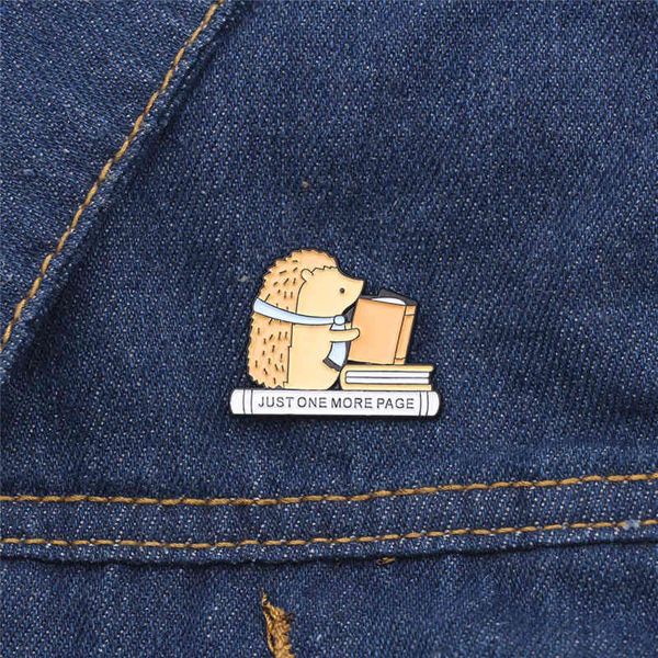 whole 10pcs hedgehog reading brooch just one more page book enamel pins animal bag clothes lapel pin badge jewelry gift, Gray
whole 10pcs hedgehog reading brooch just one more page book enamel pins animal bag clothes lapel pin badge jewelry gift, Gray