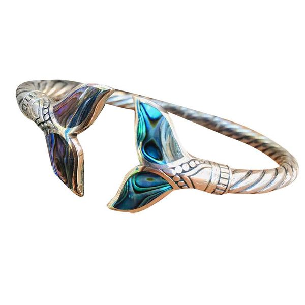 bangle abalone shell and mermaid tail bracelet adjustable open hand chain for women girls aug889, Black
bangle abalone shell and mermaid tail bracelet adjustable open hand chain for women girls aug889, Black