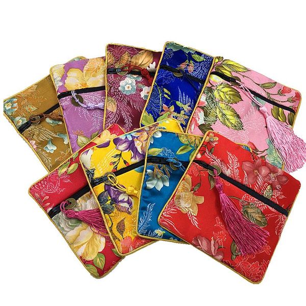 gift wrap 50pcs bright flower chinese silk satin jewelry small zip bag packaging christmas coin purse guests party favors wholesale 
gift wrap 50pcs bright flower chinese silk satin jewelry small zip bag packaging christmas coin purse guests party favors wholesale