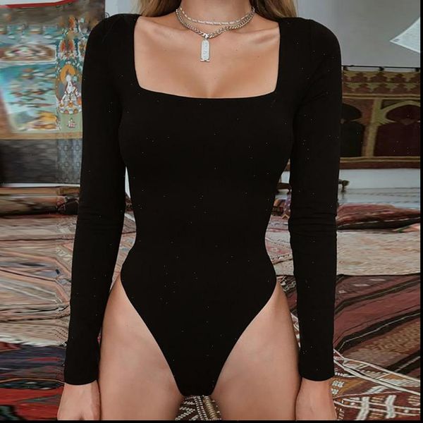 body streetwear dropshipping forefair women rompers bodycon bodysuit long sleeve square neck sheath crotch basic black overalls top, Black;white
body streetwear dropshipping forefair women rompers bodycon bodysuit long sleeve square neck sheath crotch basic black overalls top, Black;white