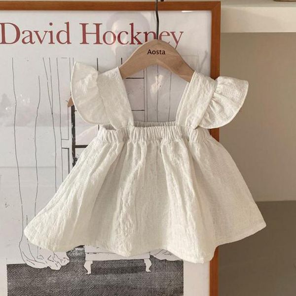 summer baby dress girls sleeveless backless infant outfits cotton floral princess dresses clothes girl's, Red;yellow
summer baby dress girls sleeveless backless infant outfits cotton floral princess dresses clothes girl's, Red;yellow