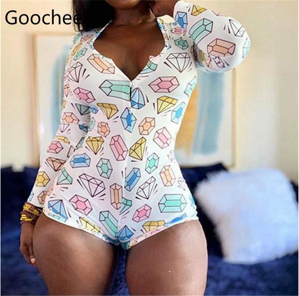 women's jumpsuits & rompers women deep v neck bodycon sleepwear jumpsuit button bodysuit shorts romper leotard long sleeve print, Black;white
women's jumpsuits & rompers women deep v neck bodycon sleepwear jumpsuit button bodysuit shorts romper leotard long sleeve print, Black;white