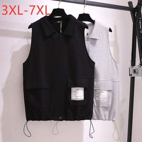 plus size outerwear & coats 2021 autumn winter women clothing jacket large sleeveless cotton pocket gray zipper vest coat 3xl 4xl 5xl 6xl 7x, Black
plus size outerwear & coats 2021 autumn winter women clothing jacket large sleeveless cotton pocket gray zipper vest coat 3xl 4xl 5xl 6xl 7x, Black