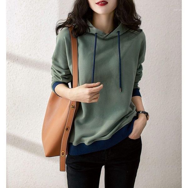 yoga outfit autumn women sweater cotton 2021 ins trendy romantic temperament contrast color long-sleeved loose casual all-match blouse
yoga outfit autumn women sweater cotton 2021 ins trendy romantic temperament contrast color long-sleeved loose casual all-match blouse