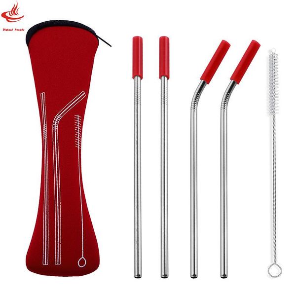 drinking straws creative 4pc/set metal straw reusable stainless steel with silicone tips for 20oz cups 2 pcs cleaner brush
drinking straws creative 4pc/set metal straw reusable stainless steel with silicone tips for 20oz cups 2 pcs cleaner brush