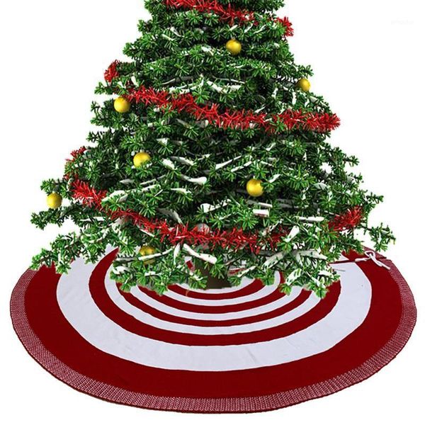 christmas decorations 122cm tree skirt carpet knitted stripe floor mat cover merry decor base for year party accessories
christmas decorations 122cm tree skirt carpet knitted stripe floor mat cover merry decor base for year party accessories