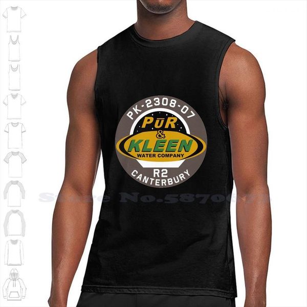 pur amp kleen logo the expanse vintage black white sleeveless tank men women, White;black
pur amp kleen logo the expanse vintage black white sleeveless tank men women, White;black