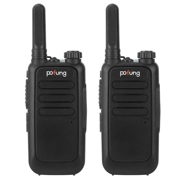2 pcs pofung t15 frs digital tube, flashlight, 16 channels, dual knobs (fixed antenna), aluminum alate shielding 2w/0.5w integrated walkie-t
2 pcs pofung t15 frs digital tube, flashlight, 16 channels, dual knobs (fixed antenna), aluminum alate shielding 2w/0.5w integrated walkie-t