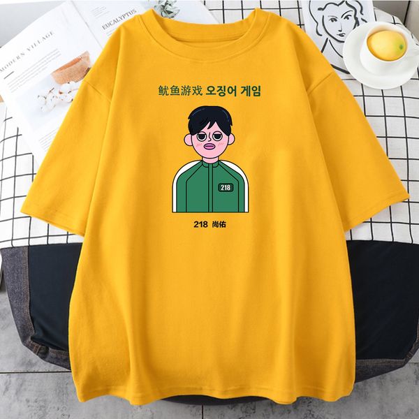 korean tv squid game t shirt men kawaii cartoon summer graphic tees harajuku fashion korean style t-shirt male, White
korean tv squid game t shirt men kawaii cartoon summer graphic tees harajuku fashion korean style t-shirt male, White