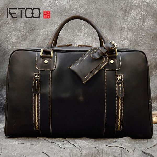 crazy horse leather men's travel bag, first layer handbag, casual shoulder messenger bag duffel bags
crazy horse leather men's travel bag, first layer handbag, casual shoulder messenger bag duffel bags