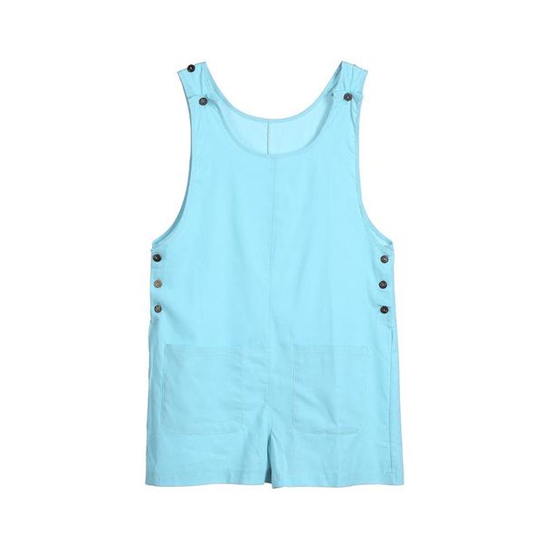women's jumpsuits & rompers solid playsuit for women 2021 fashion loose casual sleeveless button overall jumpsuit combinaison femme, Black;white
women's jumpsuits & rompers solid playsuit for women 2021 fashion loose casual sleeveless button overall jumpsuit combinaison femme, Black;white