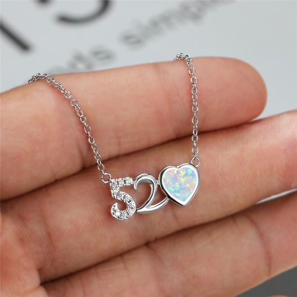 pendant necklaces luxury female heart opal necklace trendy white crystal wedding rose gold silver color chain for women
pendant necklaces luxury female heart opal necklace trendy white crystal wedding rose gold silver color chain for women