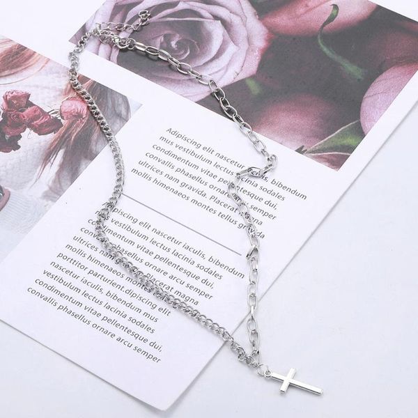 pendant necklaces 2021 titanium steel cross necklace men women simple charm jewelry clothing matching accessories hope prayer, Silver
pendant necklaces 2021 titanium steel cross necklace men women simple charm jewelry clothing matching accessories hope prayer, Silver