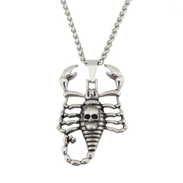 hip hop scorpion stainless steel necklace animal pendant representing the power of darkness for men jewelry wholesale necklaces1, Silver
hip hop scorpion stainless steel necklace animal pendant representing the power of darkness for men jewelry wholesale necklaces1, Silver
