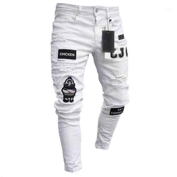men's jeans styles men stretchy ripped skinny biker embroidery print destroyed hole taped slim fit denim scratched jean, Blue
men's jeans styles men stretchy ripped skinny biker embroidery print destroyed hole taped slim fit denim scratched jean, Blue